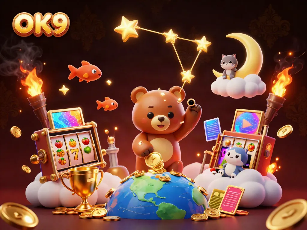 Engage in exciting gameplay at OK9 casino, featuring dynamic slots and jackpot elements.