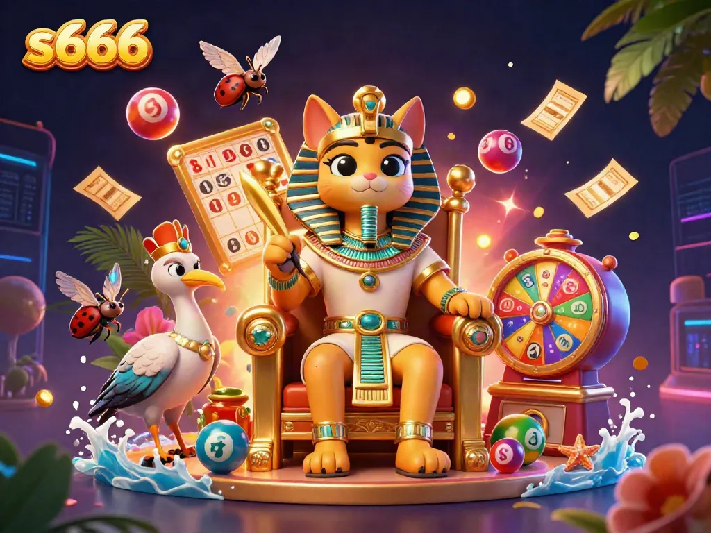 Experience the dynamic fun of s666 casino games with colorful lottery balls and vibrant prizes.