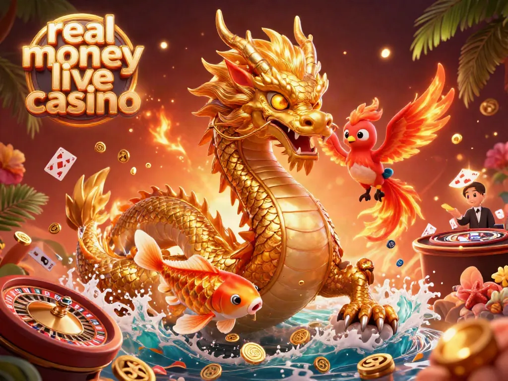 Experience the thrill of a real money live casino with dynamic characters and engaging game elements in action.