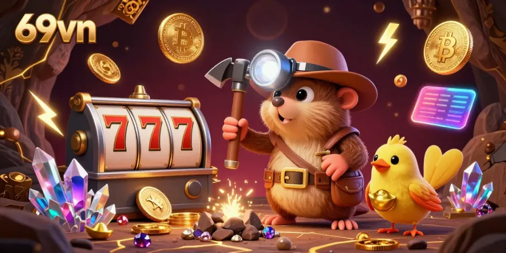 Experience thrilling gameplay with 69vn's vibrant 3D casino adventure featuring jackpot excitement and crypto elements.