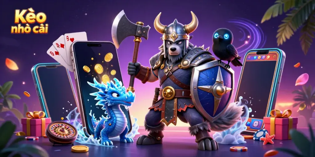 Engage with Kèo nhà cái in a vivid 3D casino adventure featuring dynamic characters and vibrant gaming elements.