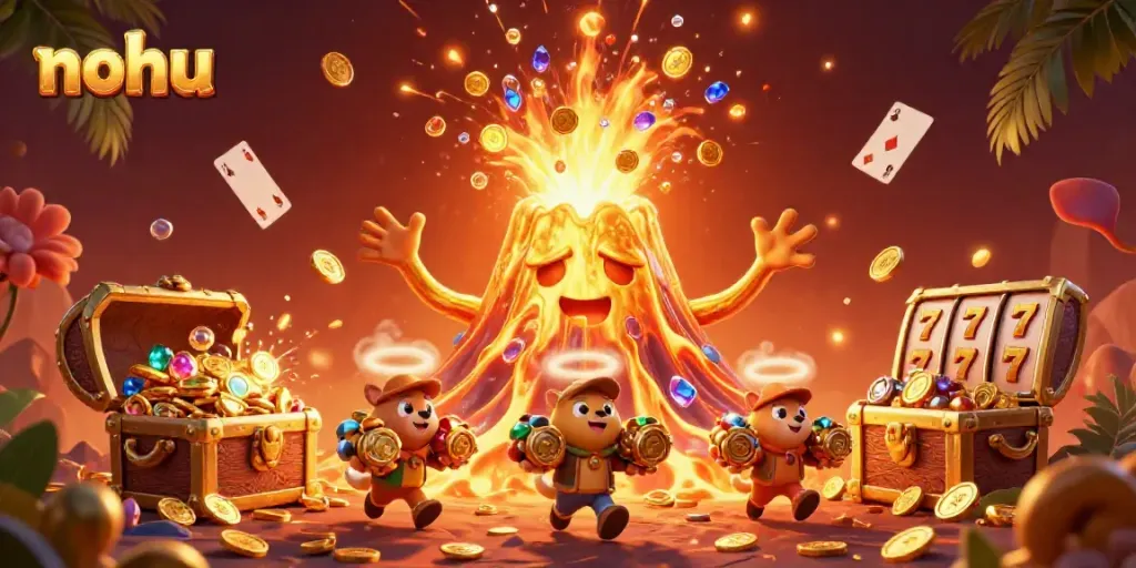 Experience thrilling nohu casino action with a vibrant eruption of treasures.